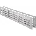 Grille d'aération en acier inoxydable 500 x 100 mm