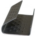 Chape acier semi-ouverte pour tendeur-sertisseur de feuillard polypropylène 16x28mm (2000)