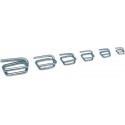 Collier de serrage pour ruban de polyester 13mm, Carton de 1000 pièces