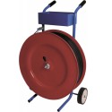Dérouleur rouge, mobile pour PP-Band 13/16mm