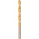 Foret hélicoïdal avec queue cylindrique, en acier à coupe rapide, type N, DIN 338, surface avec revêtement TiN, Ø h8 : 8,90 mm, Long. totale 125 mm