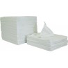 Chiffon de nettoyage blanc 2kg, 38 x 38 cm (Par 5)