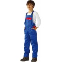 Salopette enfant ,100%BW,291g/m2,122/128, /rouge