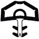 Joint porte L5010 blanc (Par 100)
