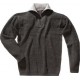 Pull-over Taille L, gris foncé chiné