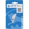 Lame pour cisaille à profilés 5104/P90 5001/B 1 unité sous blister LÖWE 1 PCS