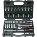 Coffret de douilles F6 1/4'' CHROMEmat 53 pièces - KS Tools 911.0653