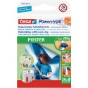 Tesa 58003-79-0 Languettes adhésives double face Lot de 20