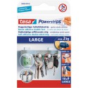 Tesa Powerstrips Lot de 10 languettes double-face amovibles juqu'à 2 kg
