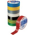 Ruban d'isolation électrique PVC 20m x 19mm, vert -jaune (Par 10)
