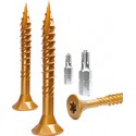 Vis agglo Embouts E-Jet 4,0x 30 VG galvanisé Jaune (Par 1000)