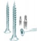 Vis agglo Embouts E-Jet 3,5x 30 TG galvanisé bleu avec fraisage (Par 1000)