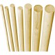 Poteau bois hetre 1 mètre rond cannelés 10 mm (Par 100)