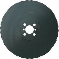 Lame de scie circulaire à métaux, en acier à coupe rapideE à 5% de cobalt, Dimensions : 400 x 3,5 x 50 mm