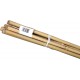 Baton de bambou 600x6-8 mm (10 pièces)