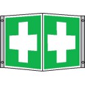 Panneau d'urgence Alu premiers secours 200x200