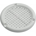 Grille aération 45 mm blanc