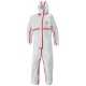 Combinaison de protection 3M - 4565, blanc/rouge Typ 4/5/6 Taille M