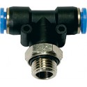 Connecteur en Té plastique G3/8 .D10