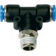 Connecteur en Té plastique R1/2 .D12
