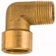 Raccord coudé laiton G/R 1/4 a./i./ MS