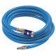 Tuyau d'air comprimé PVC avec accouplement de sécurité et le connecteur 6,3x2,35 -20m