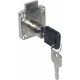 Serrure meuble nickel