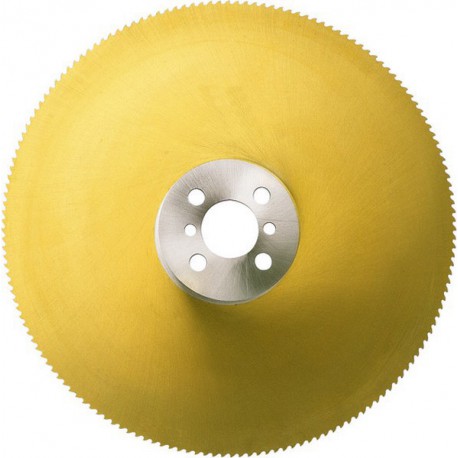Lame de scie circulaire à métaux, en acier à coupe rapide-DMo5, TiN, Dimensions : 315 x 3,0 x 40 mm
