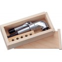 Renvoi d'angle E6,3 en boite bois ASW