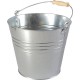 Seau tôle d'acier galvanisé 12l modèle léger 1 PCS