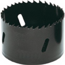 Scie cloche en acier rapide bimétal, Ø : 98 mm, Vitesse de rotation tr/mn Acier à outils/INOX 45, Vitesse de rotation tr/mn Acier de construction 90