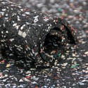 Tapis caoutchouc recyclé noir 8mm, 1,5x5m