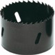 Scie cloche en acier rapide bimétal, Ø : 140 mm, Vitesse de rotation tr/mn Acier à outils/INOX 25, Vitesse de rotation tr/mn Acier de construction 60