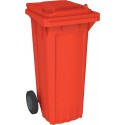 Bac poubelle WAVE 80-litres rouge