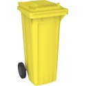 Bac poubelle WAVE 80-litres jaune