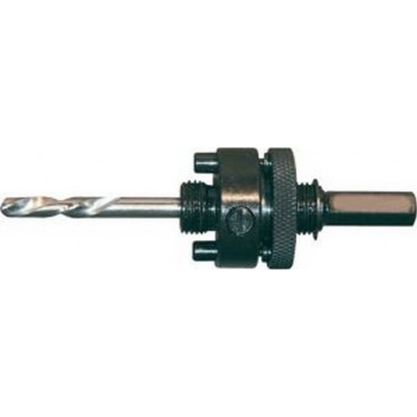 Queue d'emmanchement pour scies cloches, Queue d'emmanchement : Queue à six pans/ de 9,5 mm, Pour les scies cloche d'un Ø de 32-152 mm