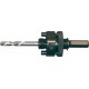 Queue d'emmanchement pour scies cloches, Queue d'emmanchement : Queue à six pans/ de 11,1 mm, Pour les scies cloche d'un Ø de 32-152 mm