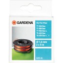 Gardena 05372-20 Bobine de fil de coupe 2 x 5 m ref. 2548/2557/2558/2560/2565