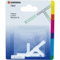 Raccord en T en plastique 6mm-Gardena (Par 10)