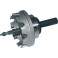 Scie trépan à mise de carbure, coupe de plats, Ø de la scie : 95 mm