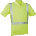 Polo-T-Shirt haute visibilité jaune ,Taille 2XL