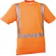 T-shirt Haute visibilité orange vif ,Taille S