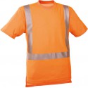 T-shirt Haute visibilité orange vif ,Taille M