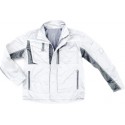 Veste de travail Champ, Taille XL, blanc/gris