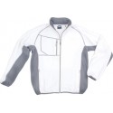 Veste Champ, Gr.M, blanc/gris