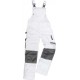 Salopette de travail Champ, Taille 56, blanc/gris