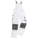 Salopette de travail Champ, Taille 60, blanc/gris