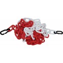 Chaine plastique r/w L 3m, incl. 2 crochets