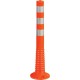 Poteau signalisation 750mm, Ø 80mm, orange