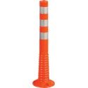 Poteau signalisation 750mm, Ø 80mm, orange